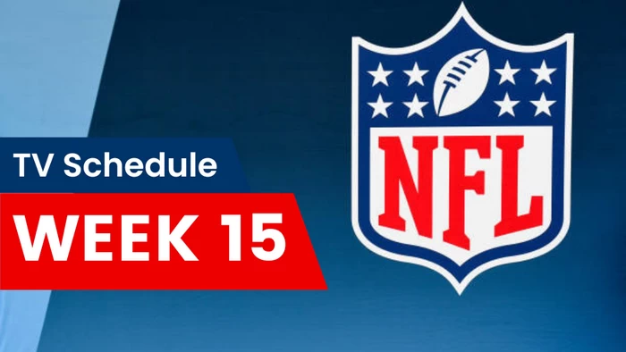 NFL TV schedule week 15